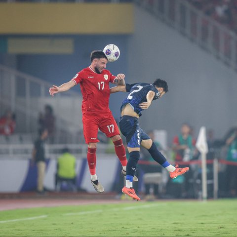 FOTO: Timnas Indonesia Menyerah 0-4 di Tangan Jepang