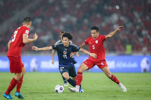 FOTO: Timnas Indonesia Menyerah 0-4 di Tangan Jepang