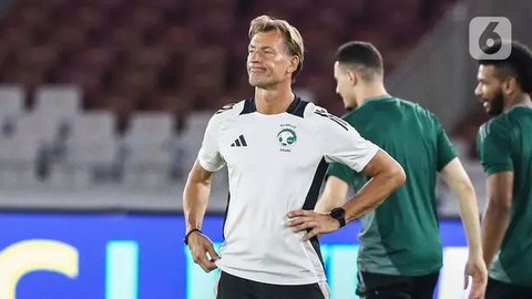 Tim asuhan pelatih Herve Renard ini terlihat terus mematangkan persiapan menjelang pertandingan melawan Timnas Indonesia. (Liputan6.com/Angga Yuniar)