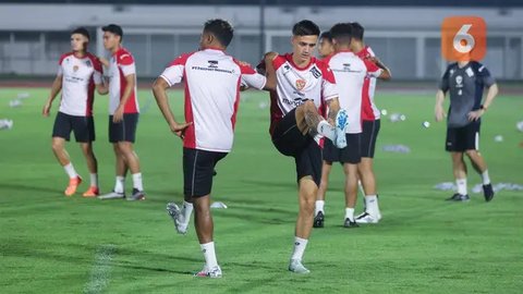 Timnas Indonesia kembali menggelar latihan di Stadion Madya, Jakarta Pusat, Minggu (17/11/2024) pukul 18.00 WIB, jelang menghadapi Arab Saudi pada laga keenam Grup C kualifikasi