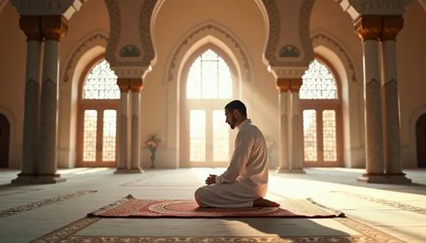 Ilustrasi sholat tasbih (dok.Freepik)