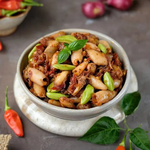 Cumi Asin Kecombrang. (dok. resepyummy.com/Novi Thedora)