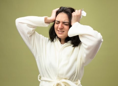 Ilustrasi Rambut Basah