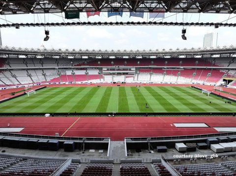 FOTO: Kondisi Terbaru Rumput GBK Jelang Duel Timnas Indonesia vs Timnas Arab Saudi