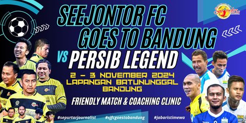 Komunitas Sepakbola Jurnalis Seejontor FC Akan Jalani Laga Persahabatan Lawan Persib Legend di Bandung