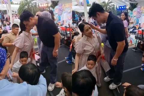 Baim Wong Tuai Cibiran Akibat Terlalu Ramah di Ultah Azura Anak Atta-Aurel, Cium Pipi Hingga Elus Kepala Nagita Slavina