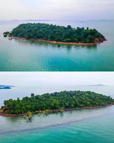 Penampakan Viral Pulau Indonesia Dijual Rp 12 Miliar (Sumber: Tiktok/fhomesjkt)