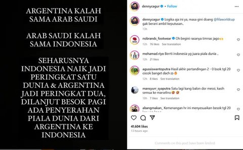 Denny Cagur klarifikasi isu dicueki istri karena gaji sebagai anggota DPR RI konon lebih rendah dari pendapatannya sebagai artis papan atas Tanah Air. (Foto: Dok. Instagram @dennycagur)