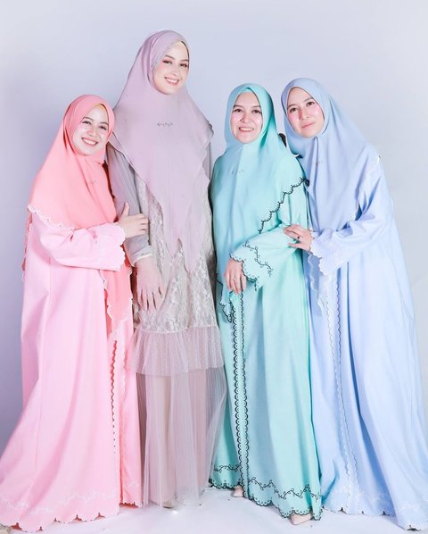 7 Potret Kimberly Ryder Jadi Model Busana Muslim, Cantik Kenakan Hijab Syar'i