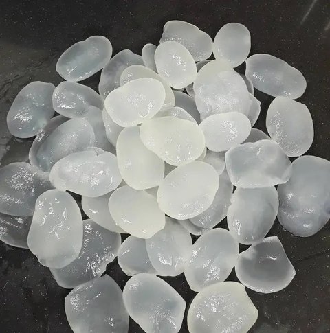 Manisan kolang-kaling Bunga Telang. (dok. Cookpad/@Mira_Jabir)