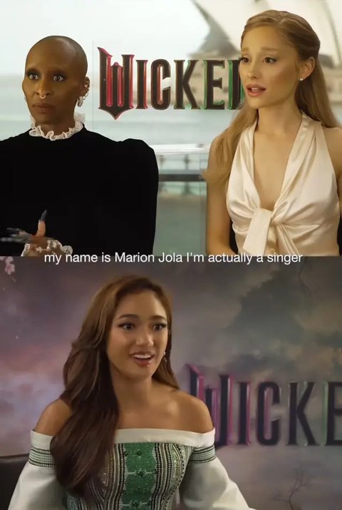Potret Marion Jola Ngobrol Bareng Ariana Grande, Grogi Karena Lipstik (Sumber: Instagram/lalamarionmj)