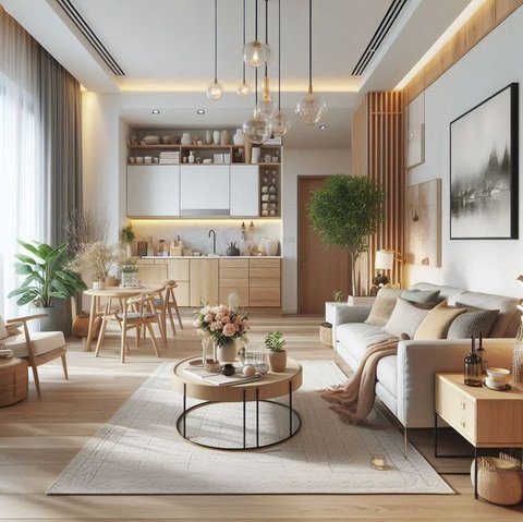 Desain Terbuka yang Menyatu dengan Dapur