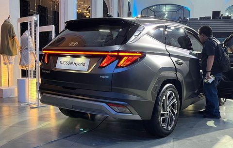 Bagian belakang All New Hyundai Tucson.