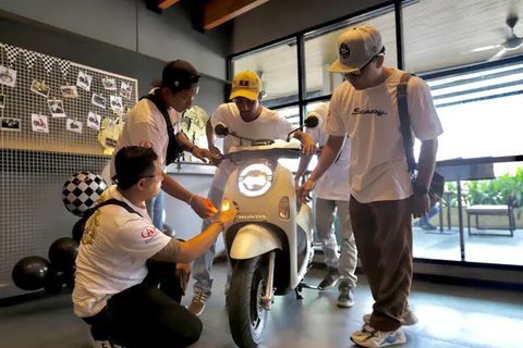 New Honda Scoopy. (Liputan6.com/Septian Pamungkas)