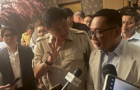 Maruarar Sirait: Jokowi dan Prabowo Cuma dukung Ridwan Kamil di Jakarta, Tidak Ada yang Lain