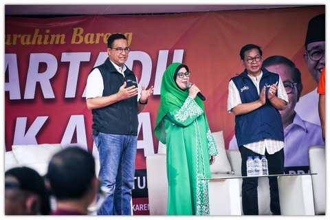 FOTO: Momen Anies dan Ahok Satu Barisan Dukung Pramono-Rano di Pilkada Jakarta