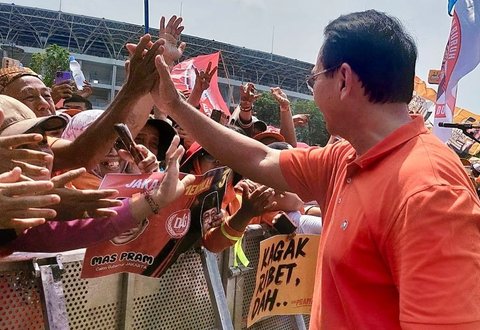 FOTO: Momen Anies dan Ahok Satu Barisan Dukung Pramono-Rano di Pilkada Jakarta