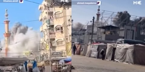 Rekaman Video Israel Membabi Buta Menghancurkan Masjid di Gaza hingga Lebanon