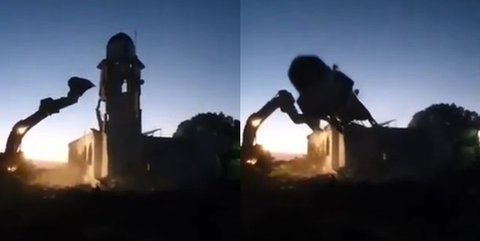 Rekaman Video Israel Membabi Buta Menghancurkan Masjid di Gaza hingga Lebanon