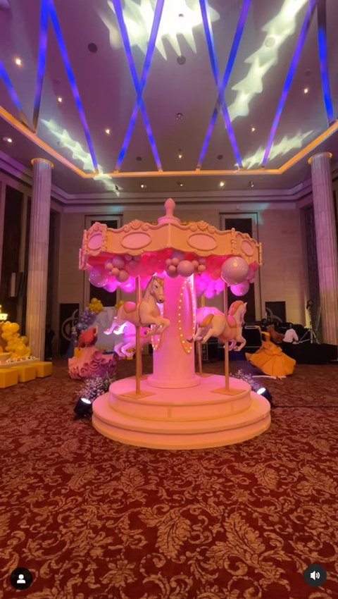 Kehebohan Ulang Tahun Maryam dan Isa Anak Tasya Farasya, Bertema Disney dengan Dekorasi Super Megah