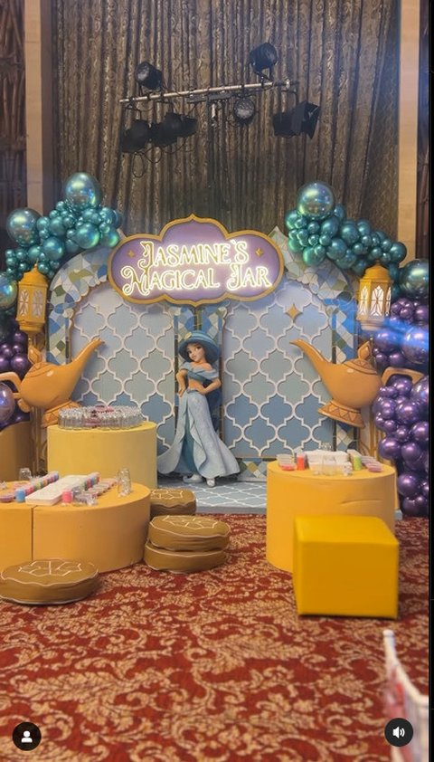 Kehebohan Ulang Tahun Maryam dan Isa Anak Tasya Farasya, Bertema Disney dengan Dekorasi Super Megah