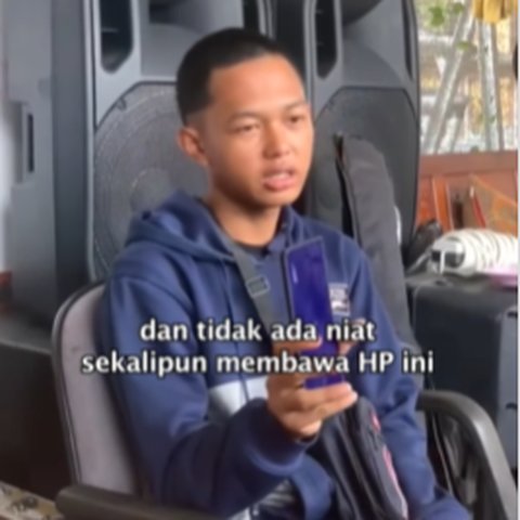 Pria Pencuri HP Disuruh Klarifikasi Minta Maaf Malah Beri Kata-Kata Bijak