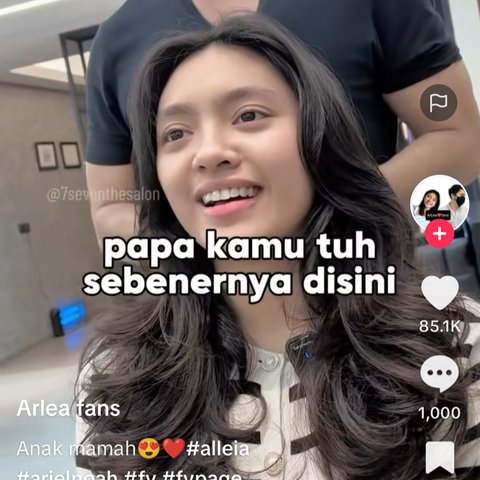 Pesona Alleia Putri Ariel Usai Potong Rambut di Salon, Makin Cantik Jelita Panen Pujian