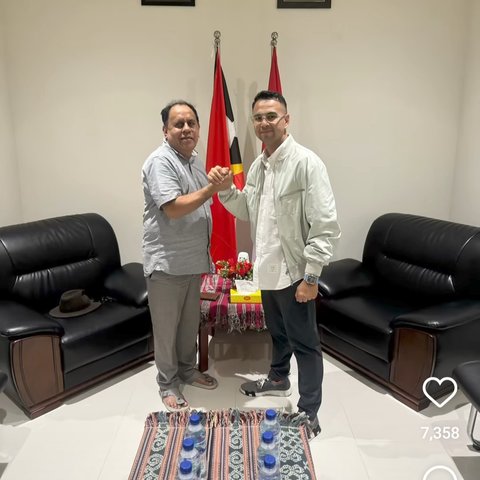 Usai Liburan Bareng Keluarga di Bali, Potret Raffi Ahmad Kunjungan Kerja ke Timor Leste - Disambut Antusias