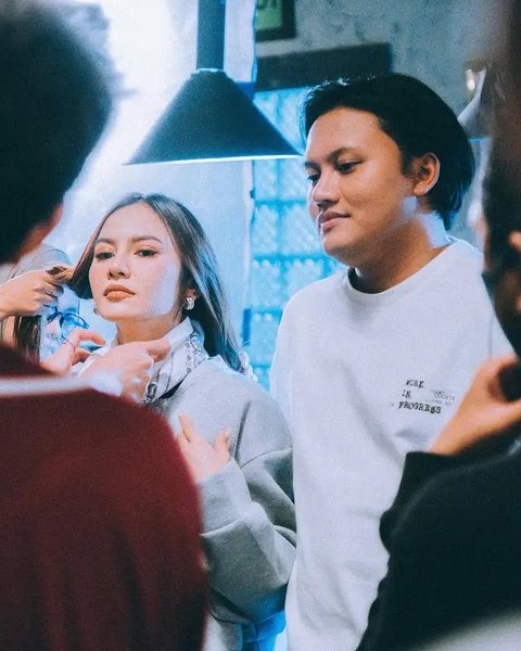 Rizky Febian dan Mahalini. (sumber: Instagram/rizkyfbian)