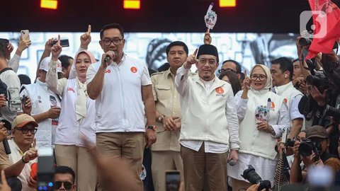Debat mengangkat tema 'Penguatan Sumber Daya Manusia dan Transformasi Jakarta menjadi Kota Global'. (Liputan6.com/Herman Zakharia)