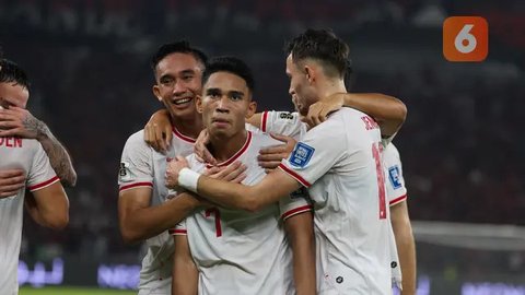 Gelandang Timnas Indonesia, Marselino Ferdinan, mencetak gol ke Gawang Arab Saudi pada matchday 6 Kualifikasi Piala Dunia 2026 Zona Asia di Stadion Utama Gelora Bung Karno (SUGBK), pada Se