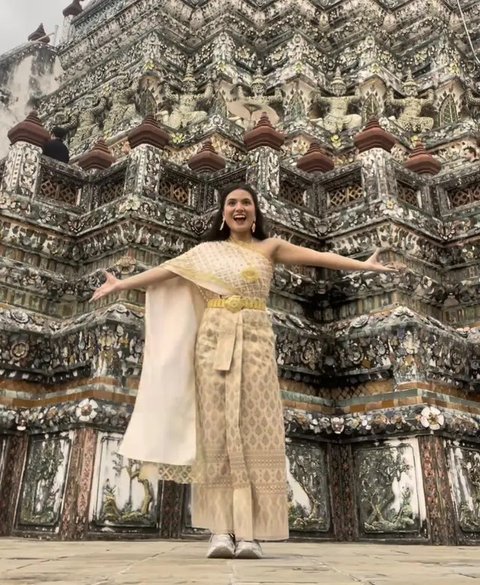 Gaya Marsha Aruan Liburan di Thailand. [@aruanmarsha]