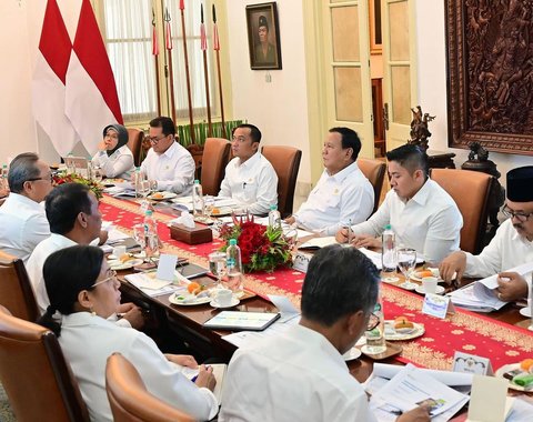 Sejumlah Menteri Hadiri Rapat Terbatas Dipimpin Presiden Prabowo
