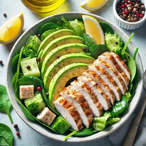 Salad menjadi salah satu menu yang dapat dikonsumsi ketika sedang diet. (Foto: Unsplash.com/Yoav Aziz)