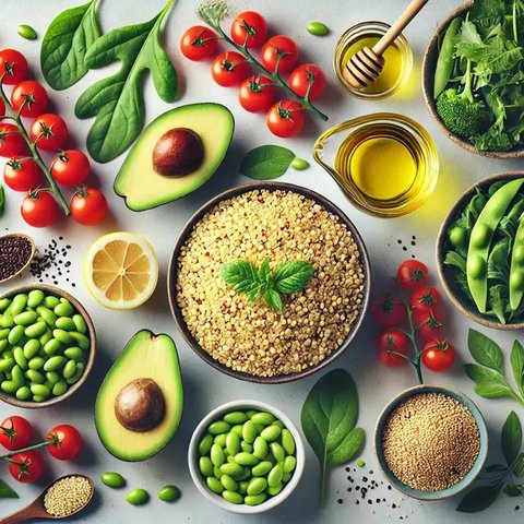 Salad menjadi salah satu menu yang dapat dikonsumsi ketika sedang diet. (Foto: Unsplash.com/Yoav Aziz)