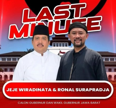 Ronal Surapradja yang lama tak muncul di TV, mencalonkan diri sebagai Wakil Gubernur Jawa Barat mendampingi Jeje Wiradinata sebagai calon Gubernur. Sayangnya dapat suara paling kecil dengan hasil sementara 9,12 persen.