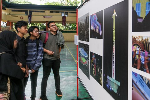 FOTO: Komunitas Mahasiswa Fotografi Kalacitra Gelar Pameran 'Cerita Citra' di UIN Syarif Hidayatullah