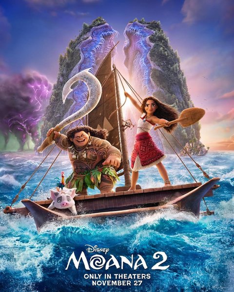 Moana 2 Pecahkan Rekor Baru Disney Animation dan Potensi Mengalahkan Film Besar Lainnya