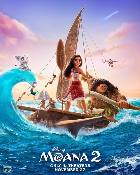 Moana 2 Pecahkan Rekor Baru Disney Animation dan Potensi Mengalahkan Film Besar Lainnya