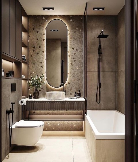 Tampil Lebih Luas dan Elegan dengan 5 Desain Kamar Mandi Minimalis untuk Kamar Utama