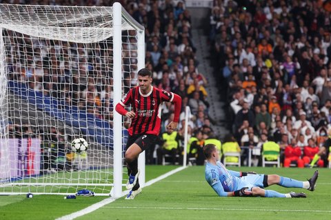 FOTO: Wajah Lesu Vinicius Cs usai Real Madrid Dihancurkan AC Milan 1-3