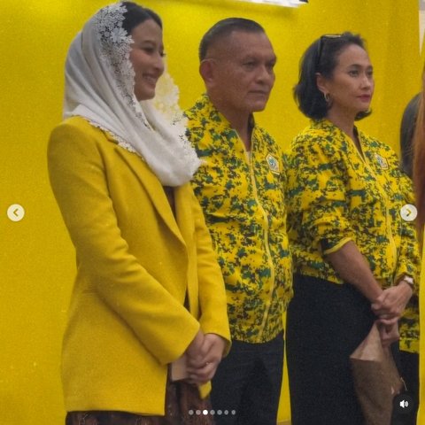 Wajah Semringah Wakil Menteri Cantik Dapat Posisi Penting di Partai 'Beringin'