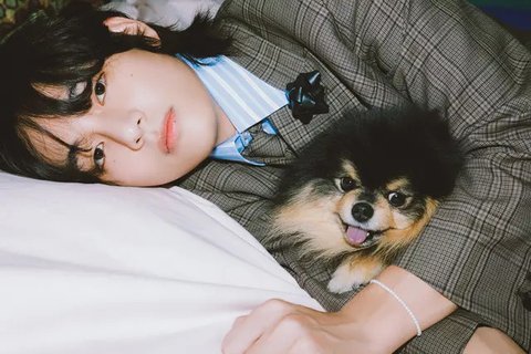 Yeontan dan V BTS. (Instagram/ thv)