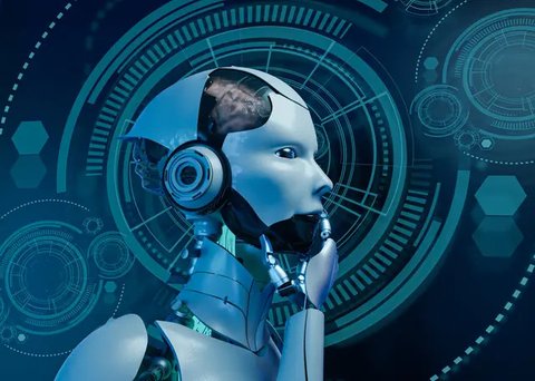 (Ilustrasi robot AI by AI)