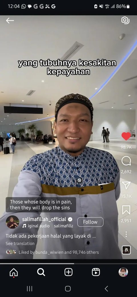 Potret Gus Miftah Temui Sonhaji Penjual Es Teh (Sumber: Instagram/magelang_raya)