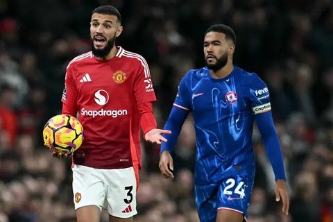 Gol kemenangan dicetak oleh gol cepat Alejandro Garnacho saat pertandingan baru berjalan 49 detik, lalu diikuti dua gol Rasmus Hojlund. (AFP/Oli Scarff)
