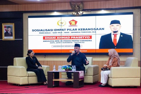 Momen Ahmad Dhani Mendadak Jadi Tukang Sound Saat Isi Acara Sosialisasi di Kampus, Semua yang Hadir Langsung Heboh