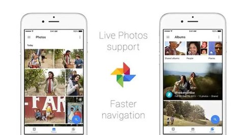 Google Photos yang dirombak kini punya ikon dan tampilan dalam aplikasi yang baru. (Doc. Google)