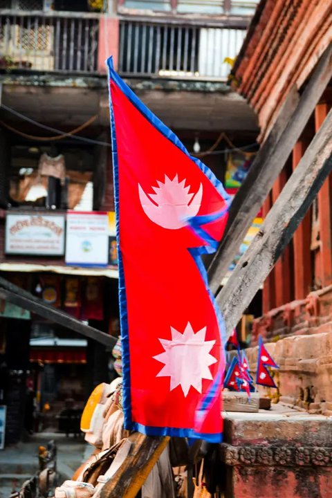 Ilustrasi bendera Nepal. (Pranish Shrestha)