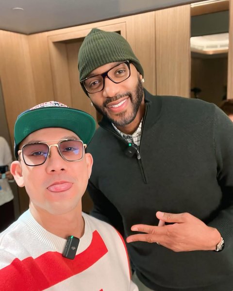 7 Potret Aksi Denny Sumargo Jadi Wakil Indonesia di NBA Celebrity Game, Bareng Para Legend - Tunjukkan Skill Keren